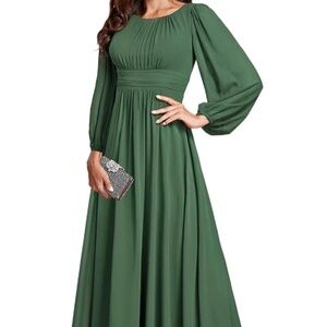 Green Bridesmaid or Holiday Dress - Size 6
